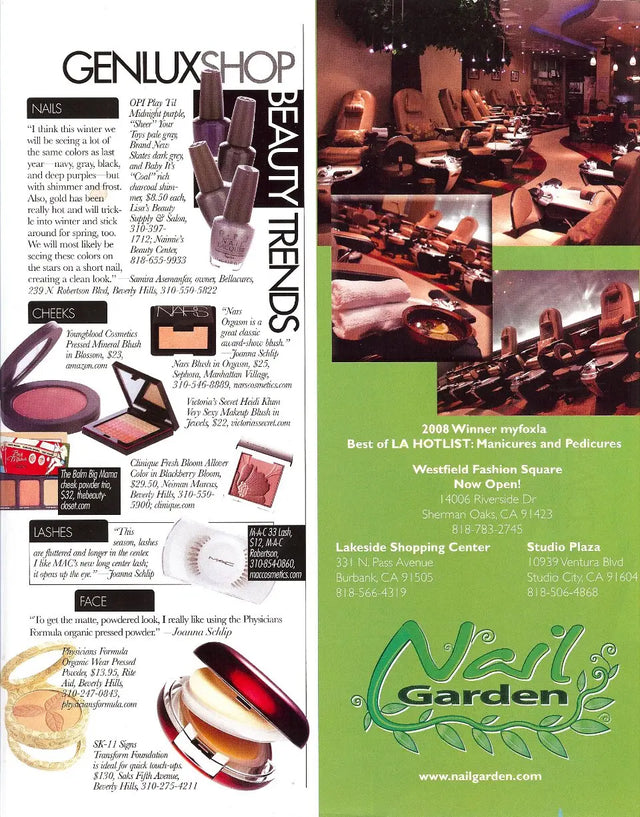 Nail Garden press archive clipping 8