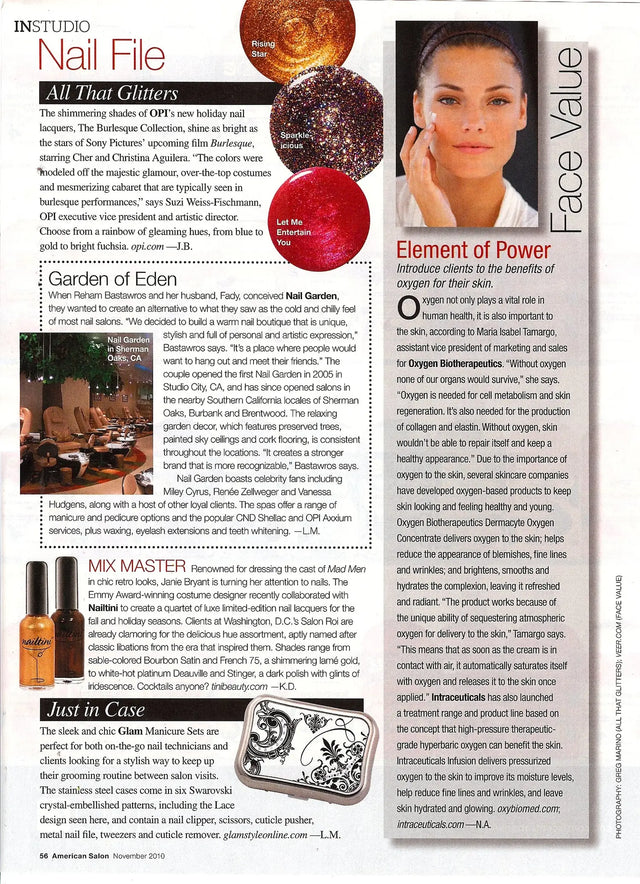 Nail Garden press archive clipping 11